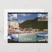 St. Maarten Postkarte (Vorne/Hinten)