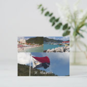 St. Maarten Postkarte (Stehend Vorderseite)