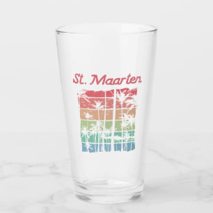 St. Maarten Rainbow Colors Sint Martin Glas