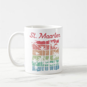 St. Maarten Rainbow Colors Sint Martin Kaffeetasse