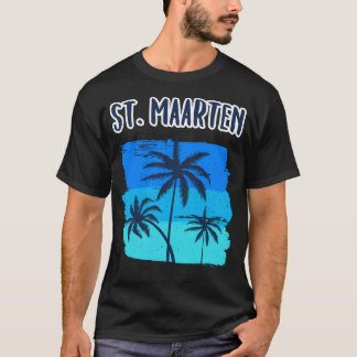 St. Maarten Retro Vacation Museo Cantonale d'Arte T-Shirt