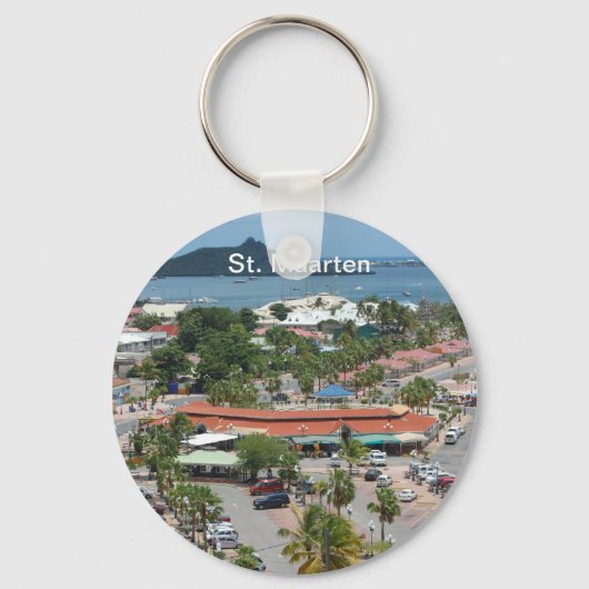 St. Maarten - Schlüsselanhänger Marigot Bay (Vorderseite)