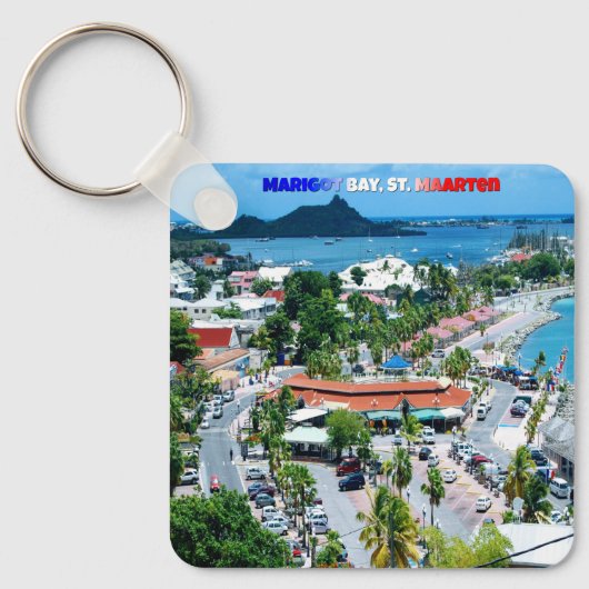 St. Maarten - Schlüsselanhänger Marigot Bay (Vorderseite)