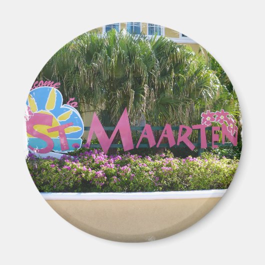 St. Maarten Sign Magnet (Vorne)