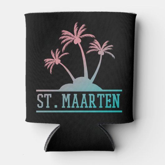 St. Maarten | Sint Martin Gradient Dosenkühler (Vorderseite)