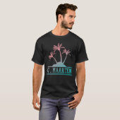St. Maarten | Sint Martin Gradient T-Shirt (Vorne ganz)