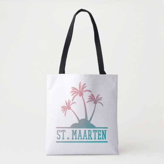St. Maarten | Sint Martin Gradient Tasche (Vorderseite)