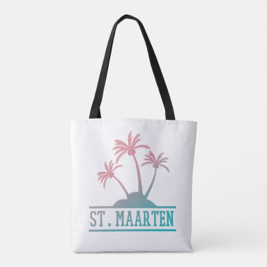 St. Maarten | Sint Martin Gradient Tasche (Rückseite)