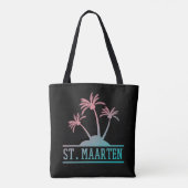 St. Maarten | Sint Martin Gradient Tasche (Rückseite)