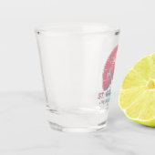 St. Maarten | Sint Martin Retro Gradient Schnapsglas (Links)