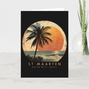 St. Maarten Smx Strand Surfen Reise St. Martin Va Karte