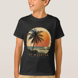St. Maarten Smx Strand Surfen Reise St. Martin Va T-Shirt
