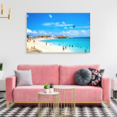 St Maarten Sommer Leinwanddruck (Insitu (Wohnzimmer))