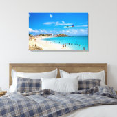 St Maarten Sommer Leinwanddruck (Insitu (Schlafzimmer))