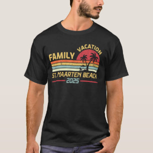 St. Maarten Strand Familienurlaub 2025 passende Kl T-Shirt