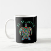 St Maarten Tribal Turtle Kaffeetasse (Links)