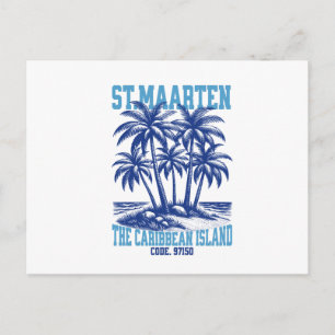 St. Maarten, Tropische Karibikinsel Postkarte
