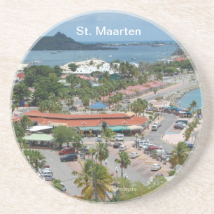 St. Maarten - Untersetzer Marigot Bay