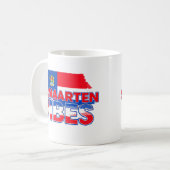 St. Maarten vibes Caribbean island flag mug Kaffeetasse (Vorderseite Links)
