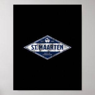 St. Maarten Vintage Dge Männer Frauen Kreuzfahrt U Poster