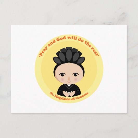 St. Magdalen Canossa Postkarte (Vorderseite)