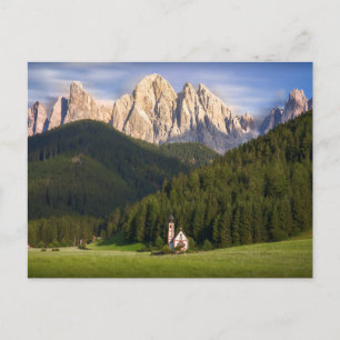 St. Magdalena   Val di Funes Postkarte