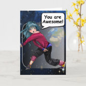 St.-manga-Tanzgaschromatographie Karte (Gelbe Blume)