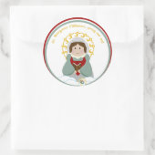 St. Margaret Clitherow Runder Aufkleber (Tasche)
