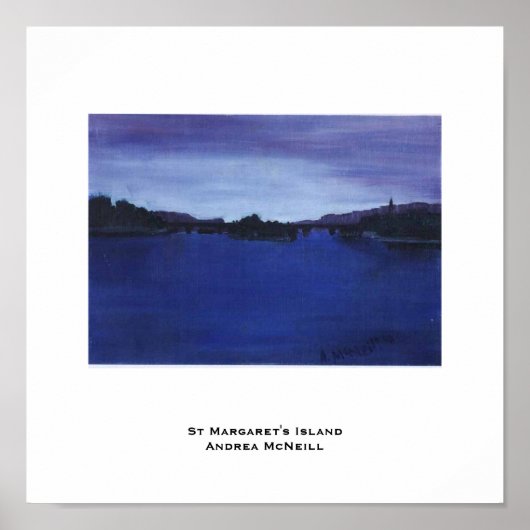 St Margaret Island Poster (Vorne)