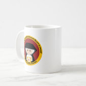 St Margaret Mary Alacoque Kaffeetasse (Vorderseite Links)