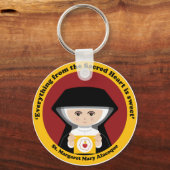 St. Margaret Mary Alacoque Schlüsselanhänger (Vorderseite)