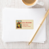 St. Margaret mit dem Banner Drache und Auferstehun Adressaufkleber (Insitu)