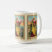 St. Margaret mit dem Banner Drache und Auferstehun Kaffeetasse (VorderseiteRechts)