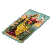 St. Margaret mit dem Banner Drache und Auferstehun Magnet (Linke Seite)