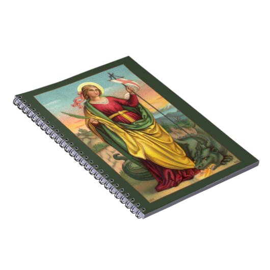 St. Margaret mit dem Banner Drache und Auferstehun Notizblock (Rechte Seite)