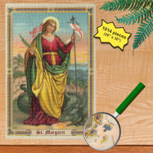 St. Margaret mit dem Banner Drache und Auferstehun