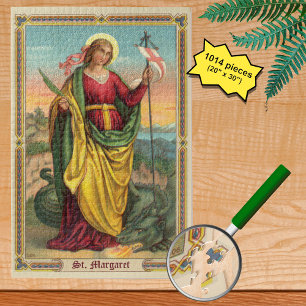 St. Margaret mit dem Banner Drache und Auferstehun Puzzle