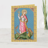 St. Margaret of Antioch (SAU 038) Blank Greeting Karte (Vorderseite)