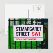 St. Margaret Street - Westminster Postkarte (Vorne/Hinten)