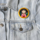St. Margaret von Antioch Button (Beispiel)