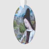 St. Margaret von Antioch (Detail; M 070) Acryl Ornament (Vorderseite)