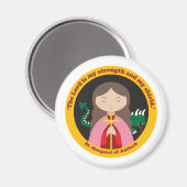 St. Margaret von Antioch Magnet (Vorderseite/Rückseite)