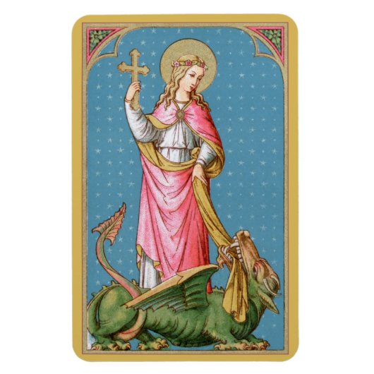 St. Margaret von Antioch (SAU 038) Magnet (Vertikal)