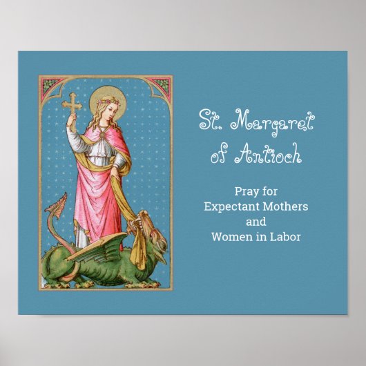 St. Margaret von Antioch (SAU 038) Poster (Vorne)