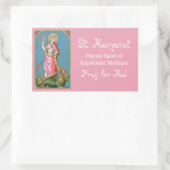 St. Margaret von Antioch (SAU 038) Rechteckiger Aufkleber (Tasche)