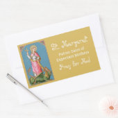 St. Margaret von Antioch (SAU 038) Rechteckiger Aufkleber (Umschlag)