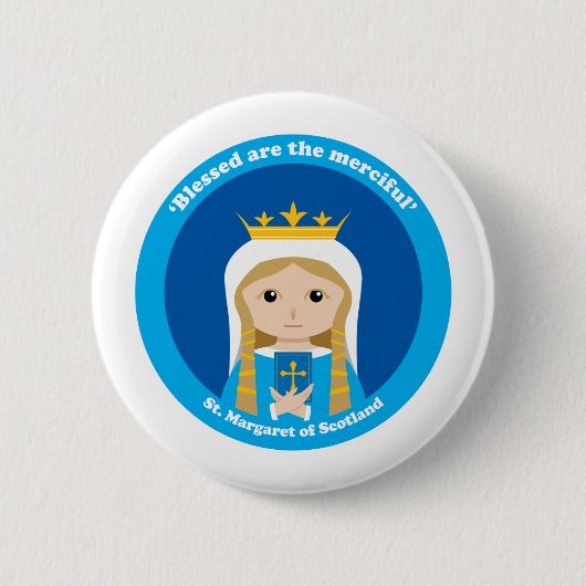 St. Margaret von Schottland Button (Vorderseite)
