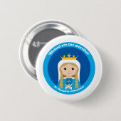 St. Margaret von Schottland Button (Vorne & Hinten)