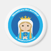 St. Margaret von Schottland Magnet (Vorne)