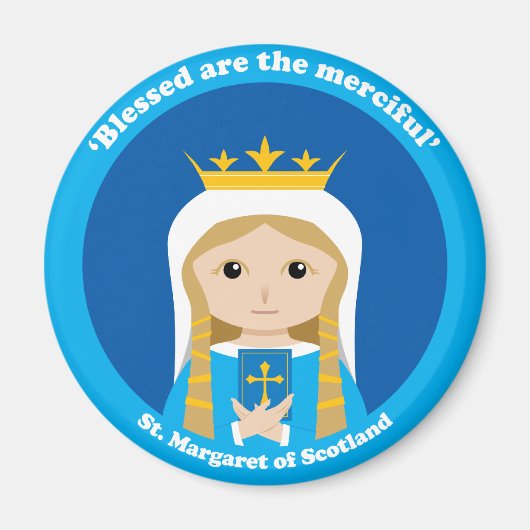 St. Margaret von Schottland Magnet (Vorne)